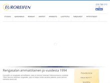 Tablet Screenshot of euroreifen.fi